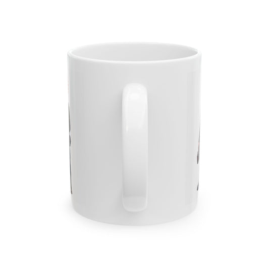"Roxie" White Ceramic Mug