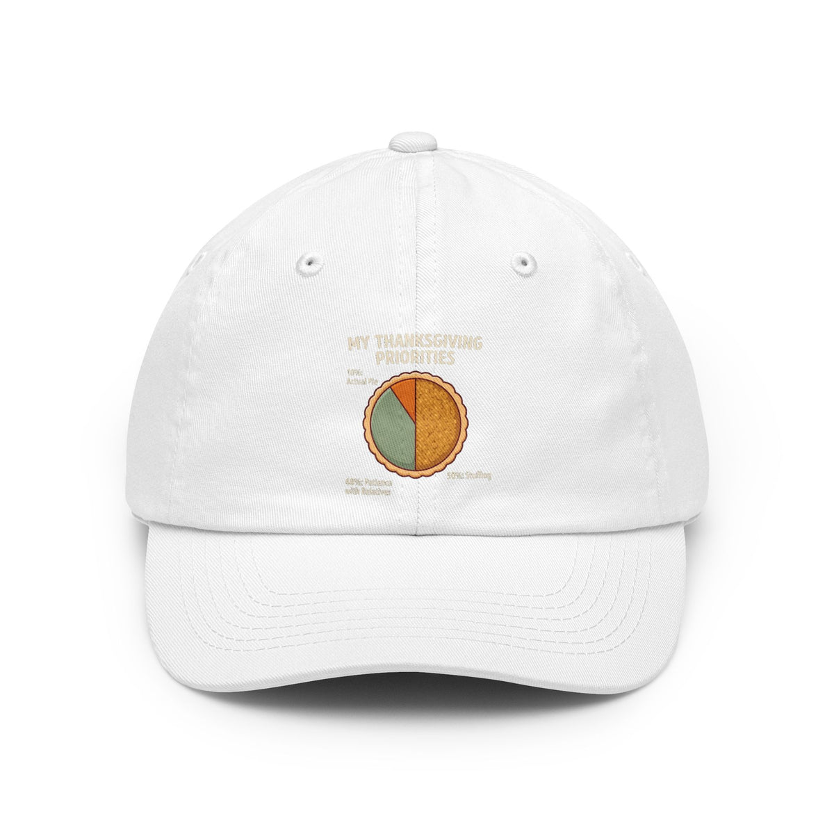 Color: White | My Thanksgiving Priorites Dad Hat