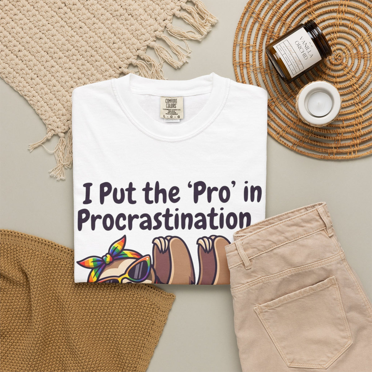 Pro in Problematic Flirting Unisex Garment-Dyed Tee