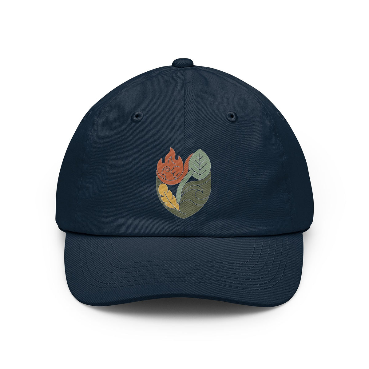 Color: Navy | Four Elements- Fire, Earth, Air, Water Dad Hat — Graphic