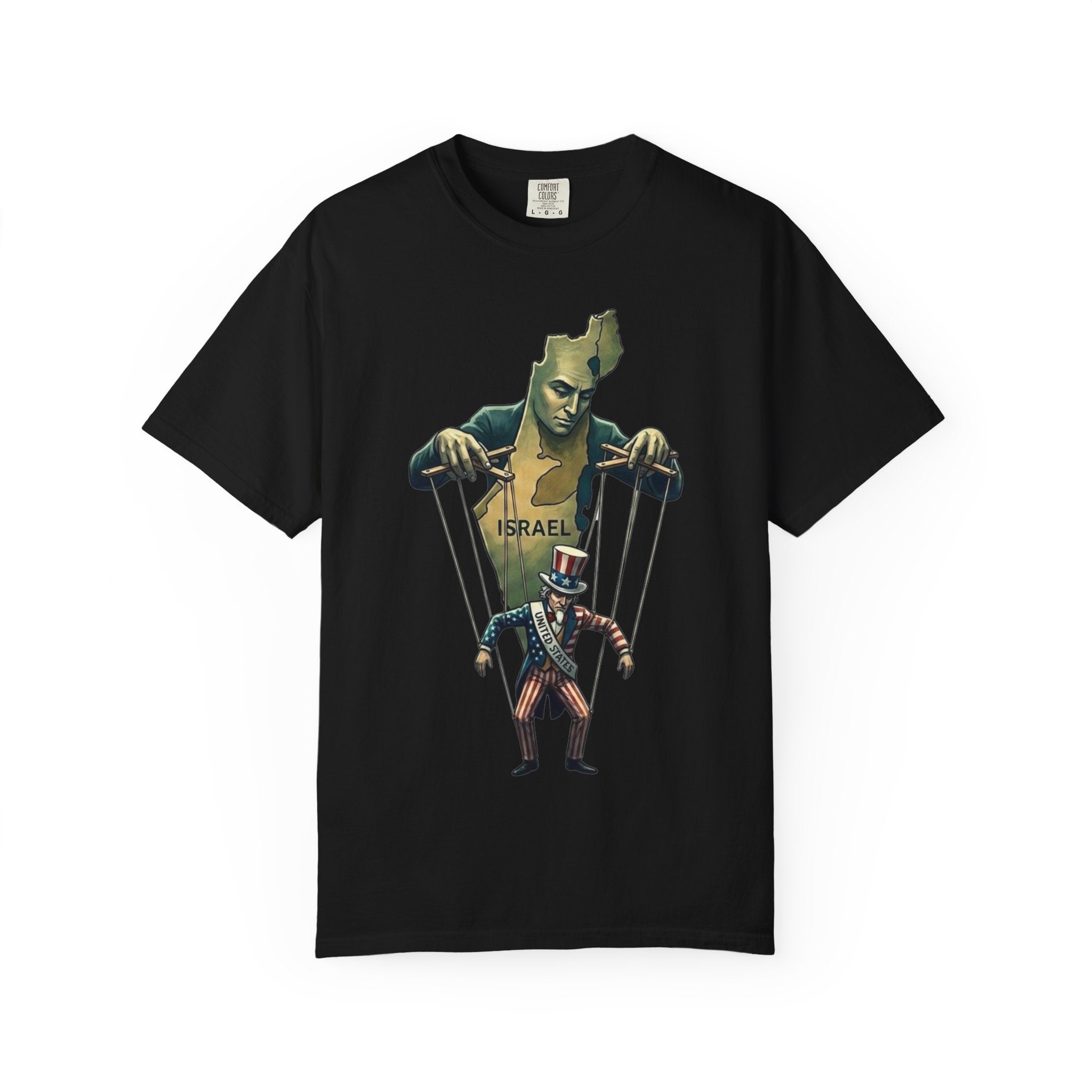 "The Global Puppet Master" Unisex Garment-Dyed T-shirt
