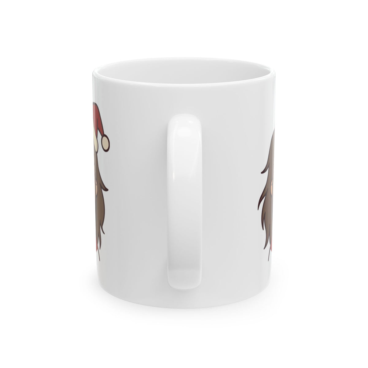 "Christmas Is Ruined" White Ceramic Mug — Graphic