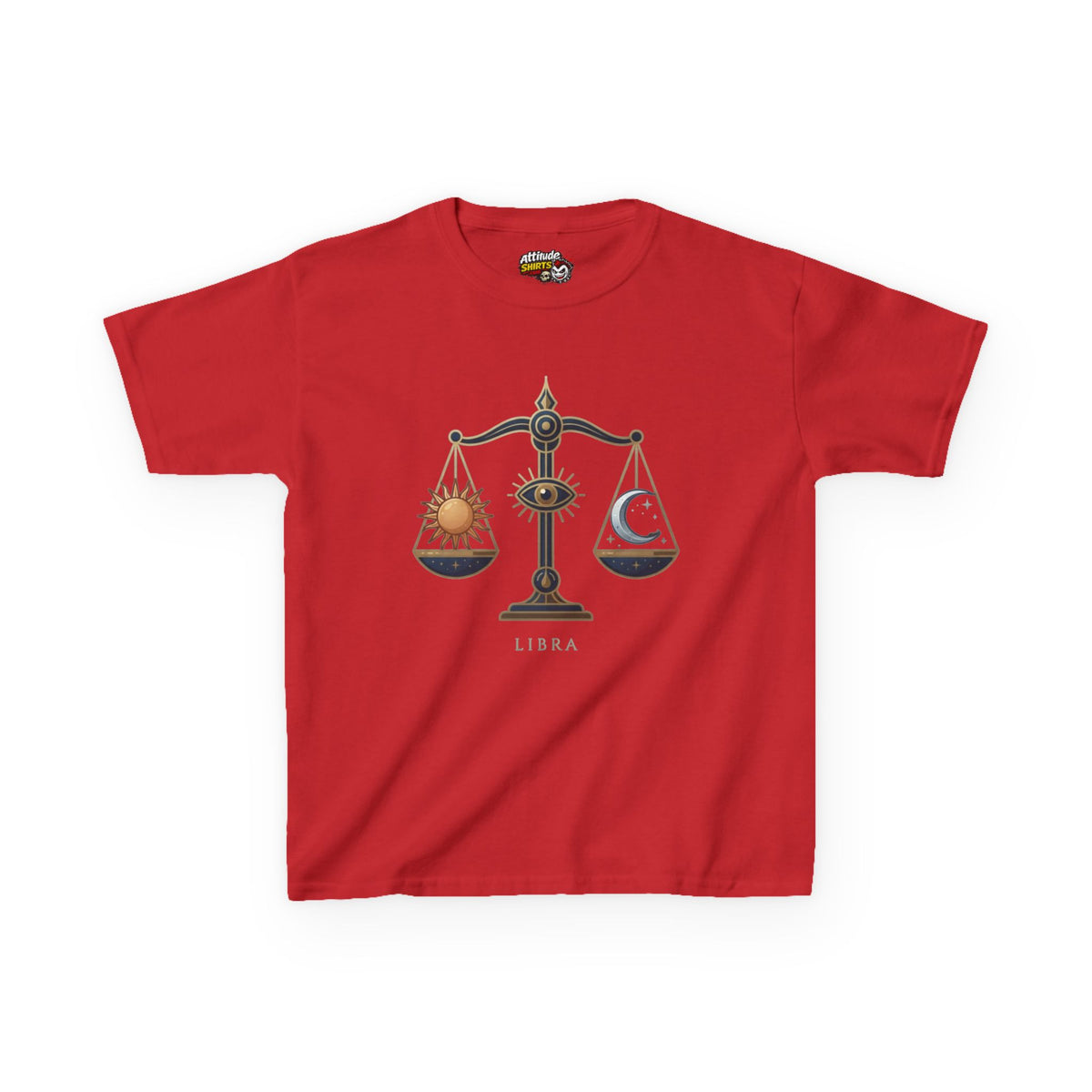 "Libra The Balanced Scales" Kids Tee