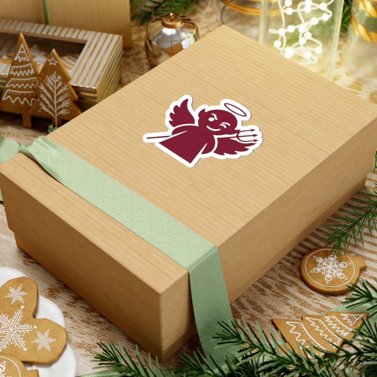 "On The Naughty List" Sticker