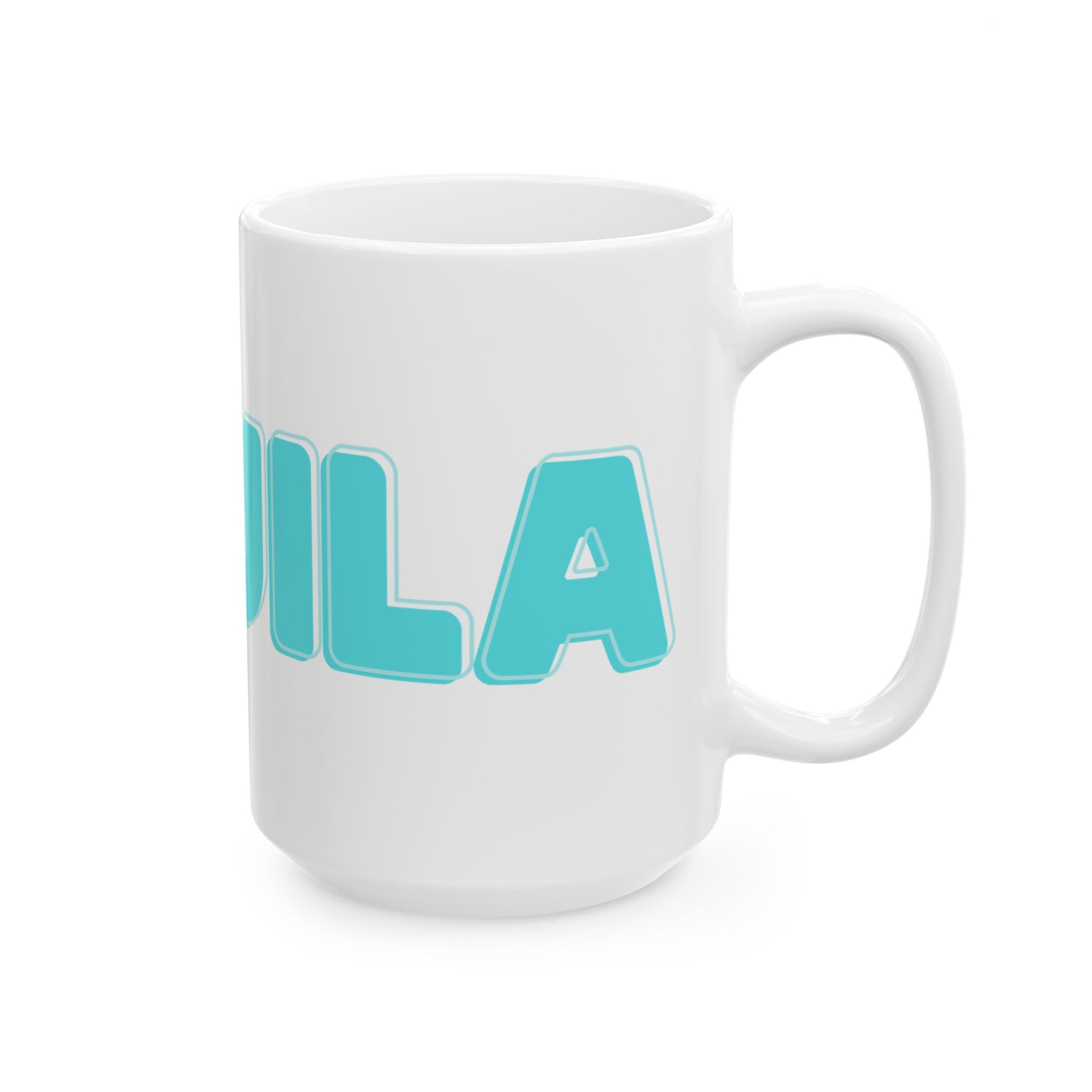 "Tequila Makes You Take Your Clothes Off" White Ceramic Mug — Graphic