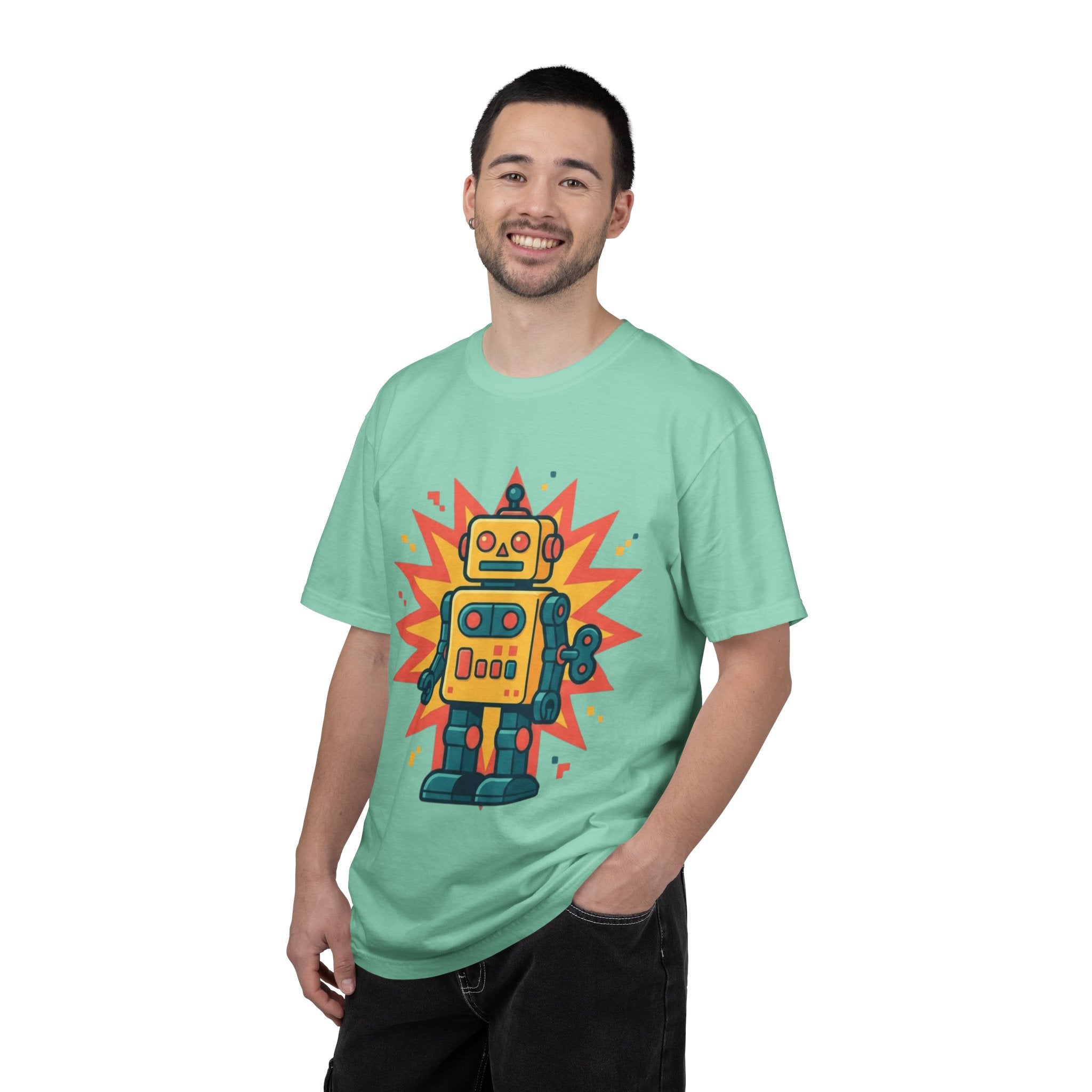 "Toy Robot" Unisex Garment-Dyed Tee