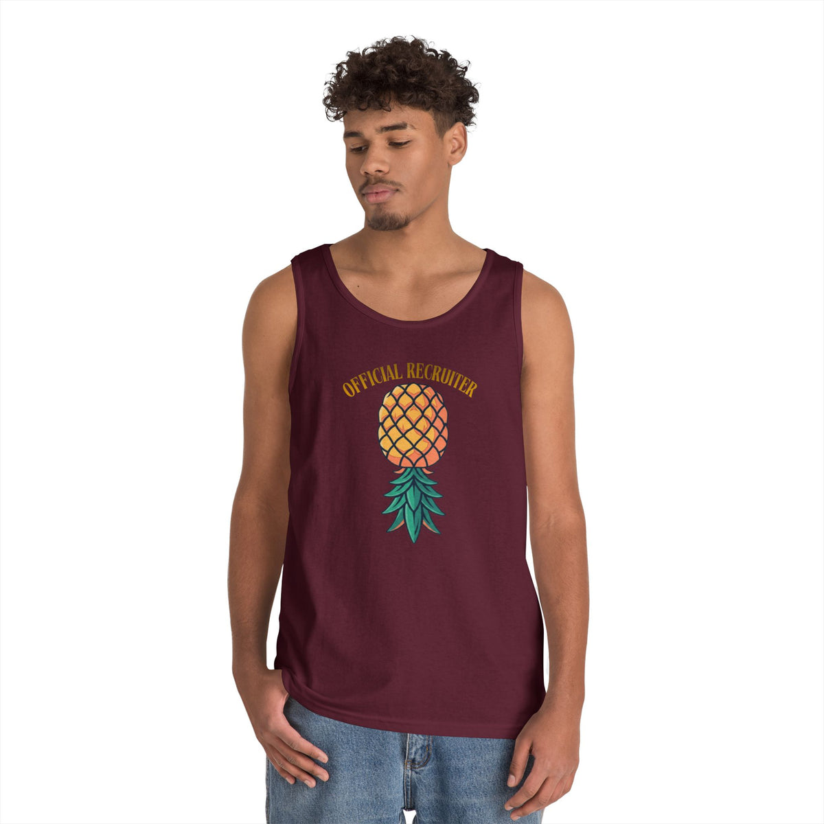 Color: Maroon | Official Recruiter Tank Top