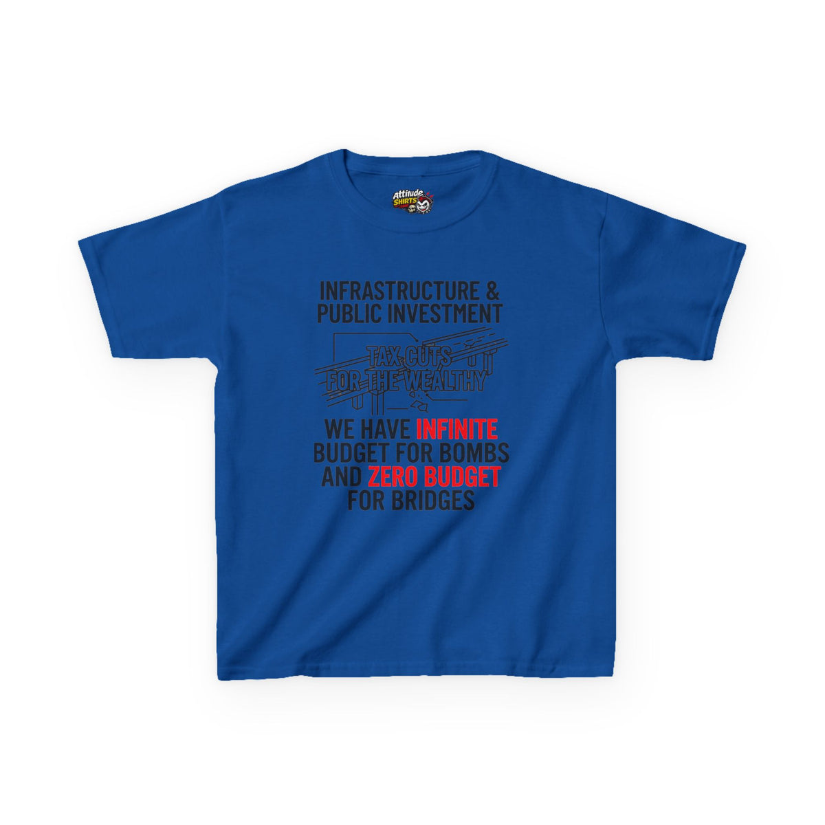 Protest Series - Fix The Roads Kids Tee