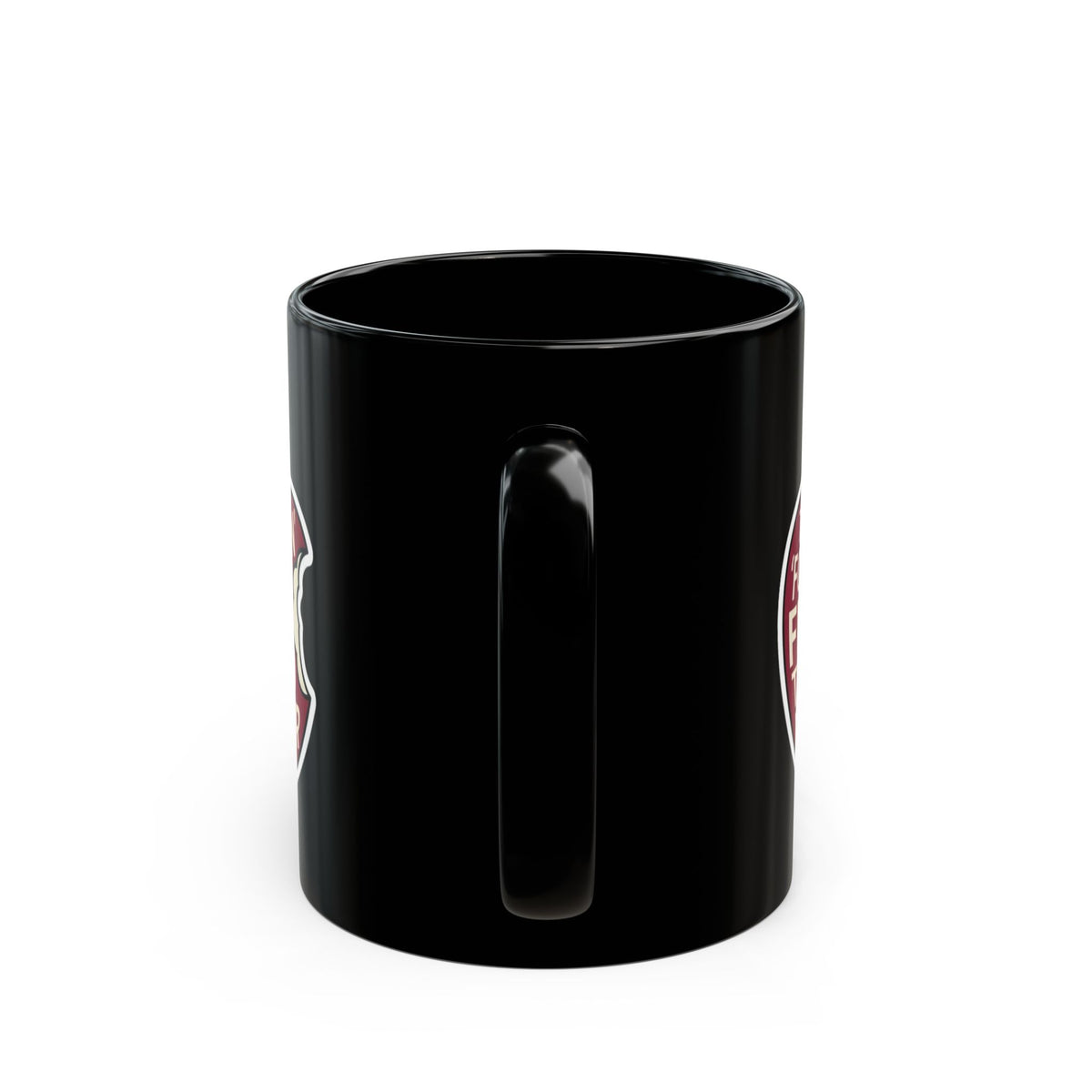 "Good Book Series Forbidden Fruit Tasted Better" Black Ceramic Mug