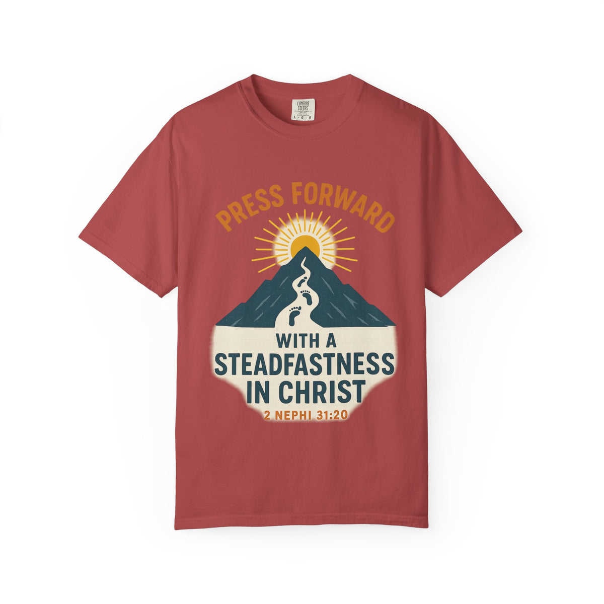 Color: Crimson | Disciple of Jesus Christ Unisex Garment-Dyed T-shirt