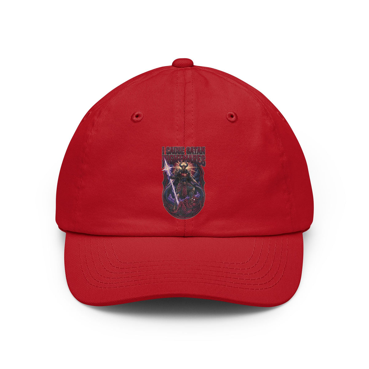 Color: Red | I Cause Satan Nightmares Dad Hat