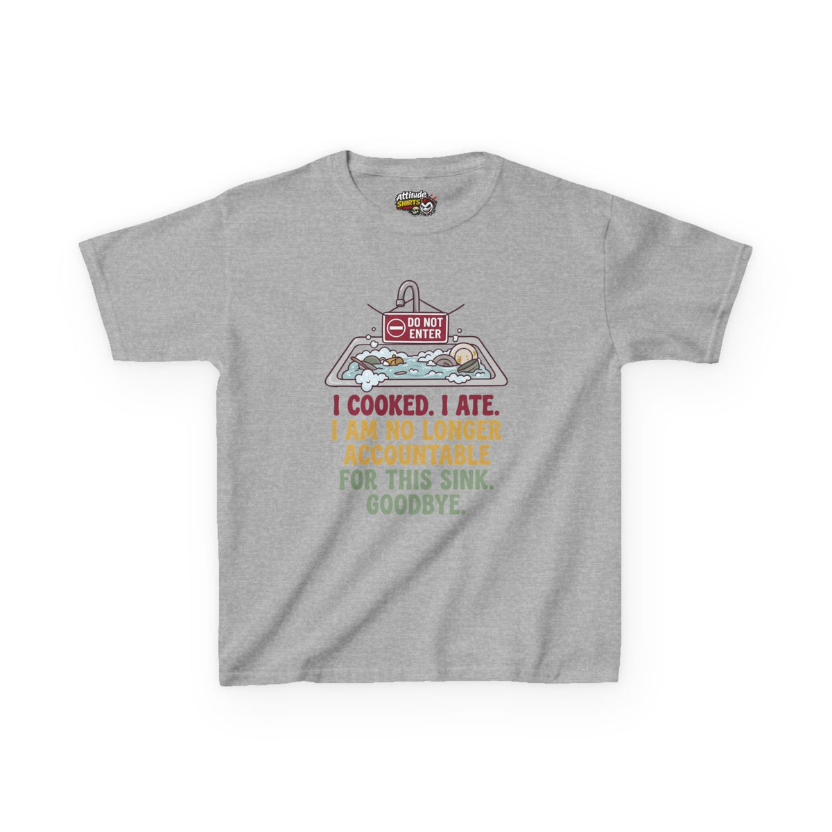 "I Cooked I Ate" Kids Tee