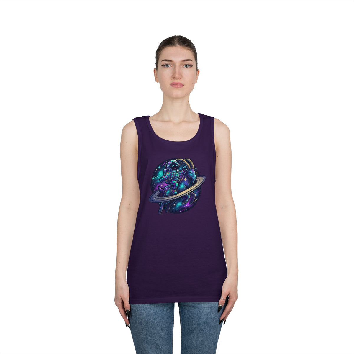 "Space Explorer Capricorn" Tank Top