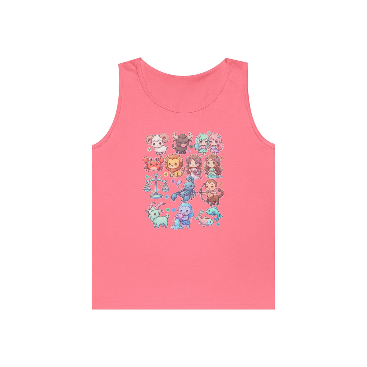 "Cute Chibi Zodiac" Tank Top