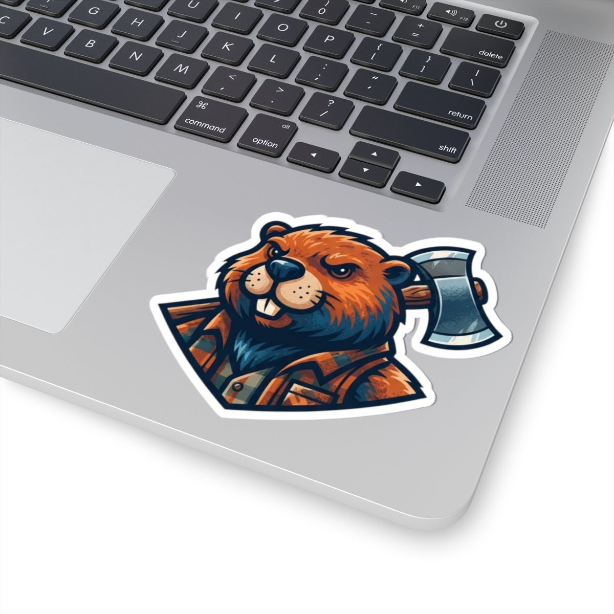 "In Desperate Need of Good Hard Wood" Sticker