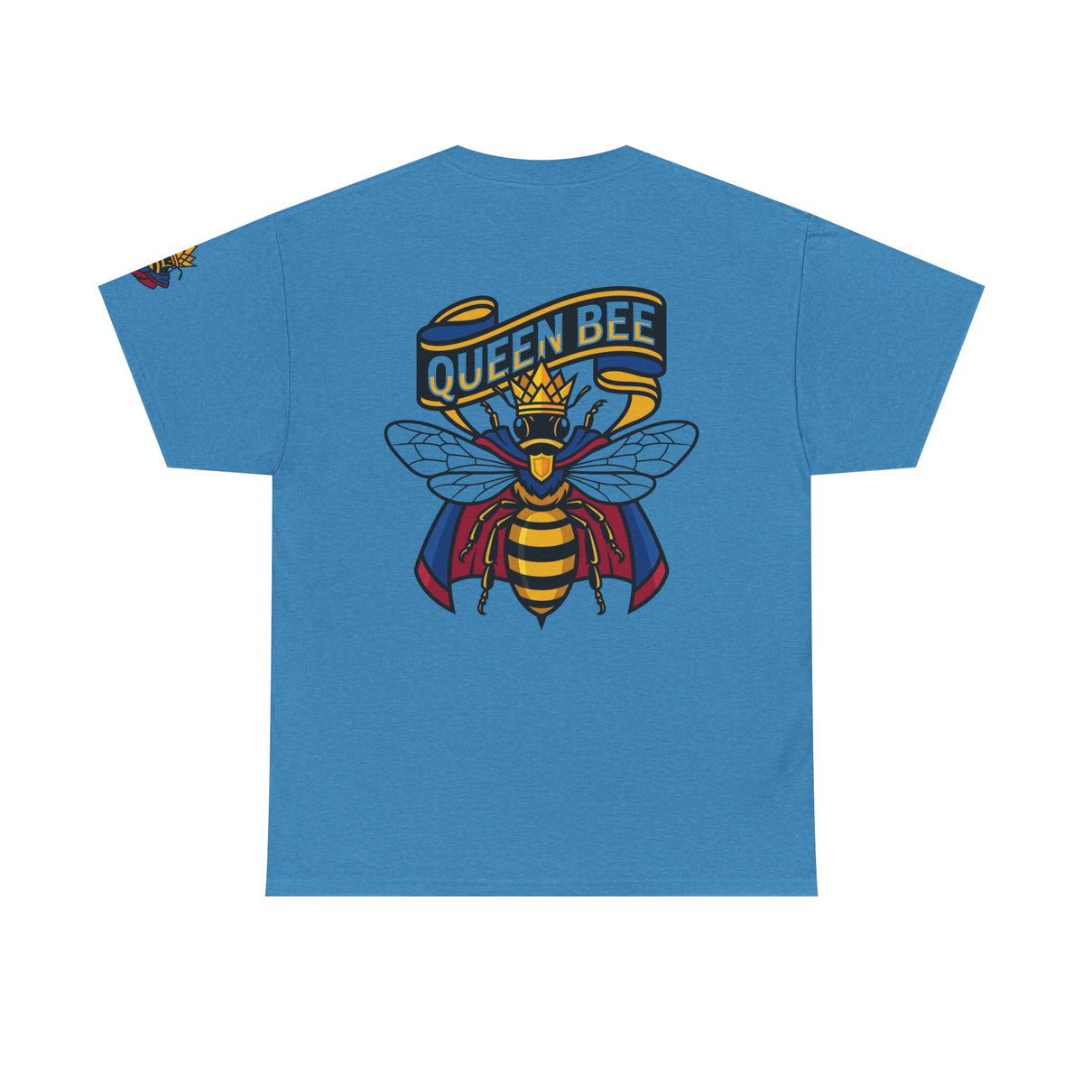 Color: Heather Sapphire | Queen Bee Premium Graphic Tee