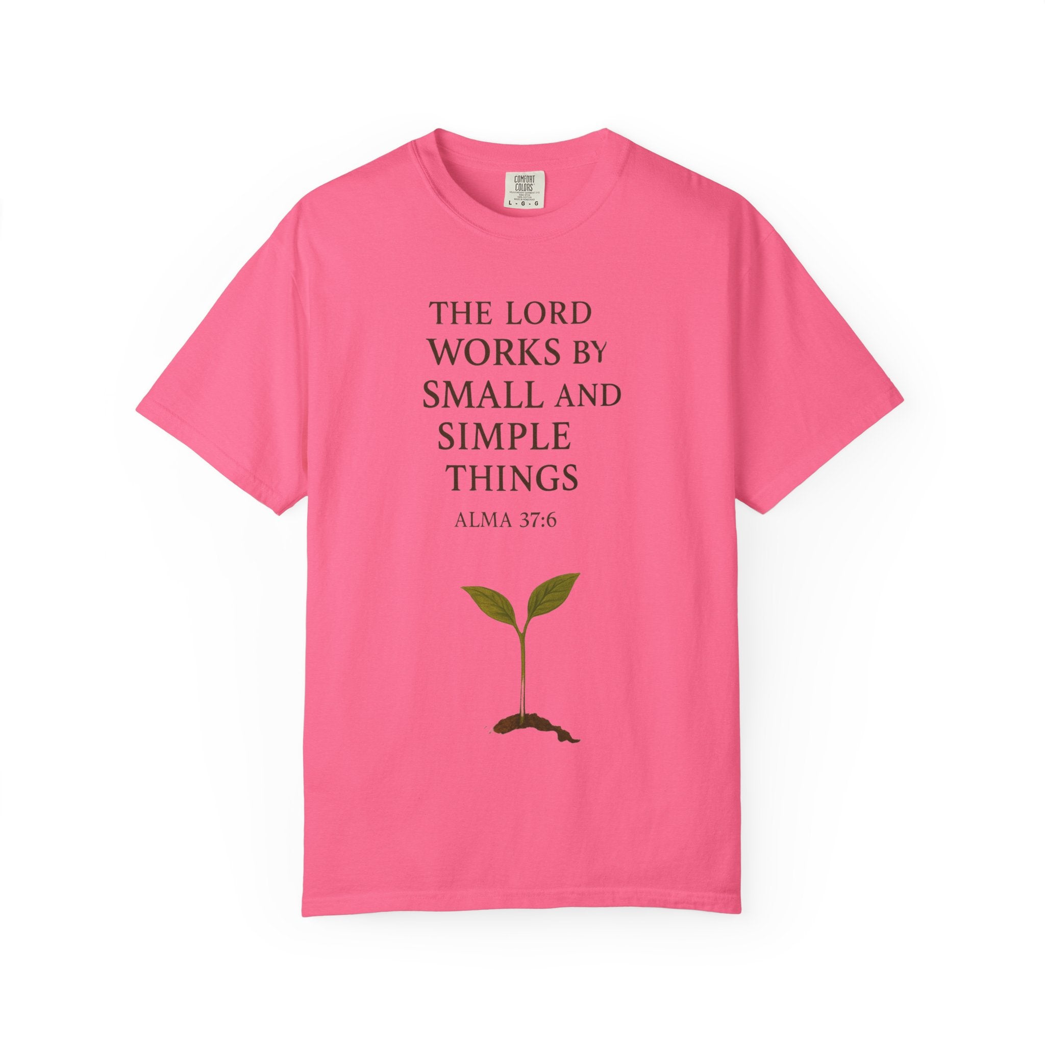 "Small and Simple Things" Unisex Garment-Dyed T-shirt