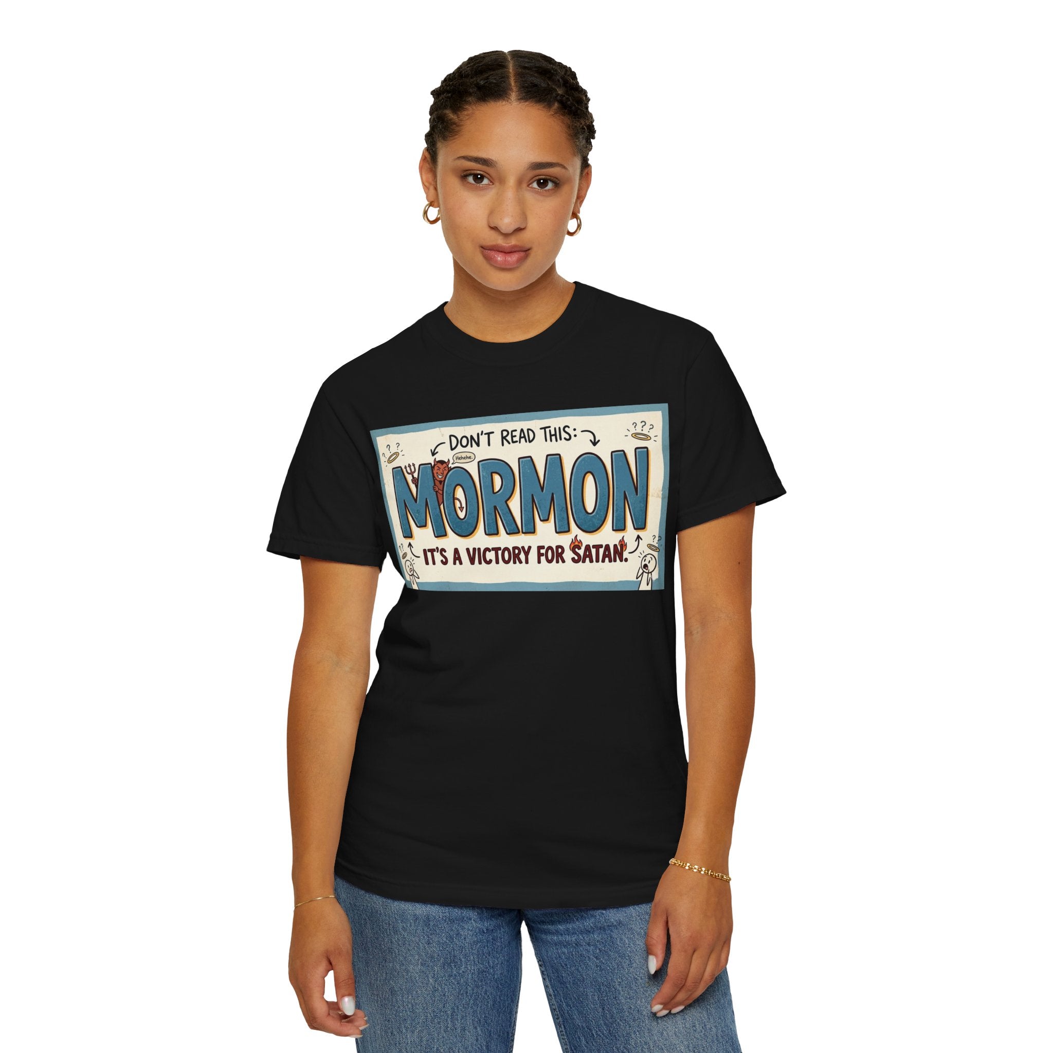 "Victory for Satan T-Shirt" Unisex Garment-Dyed T-shirt