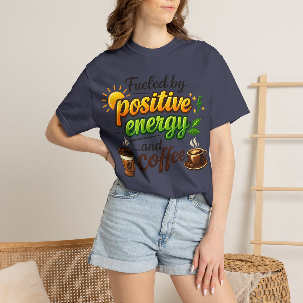 "The High-Voltage Morning Routine" Unisex Garment-Dyed T-shirt