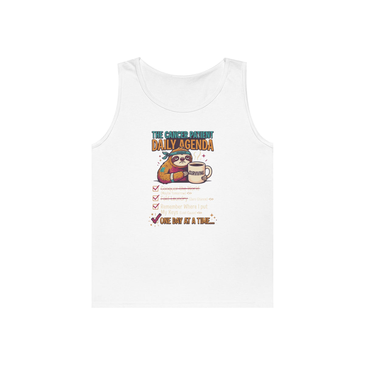 "Cancer One Day At A Time" Tank Top