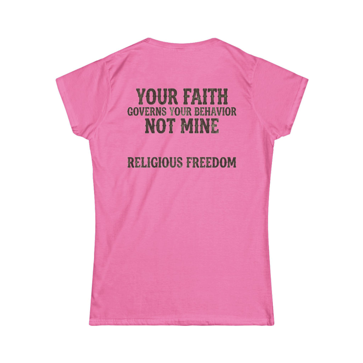 Color: Azalea | Religious Freedom Women's Tee