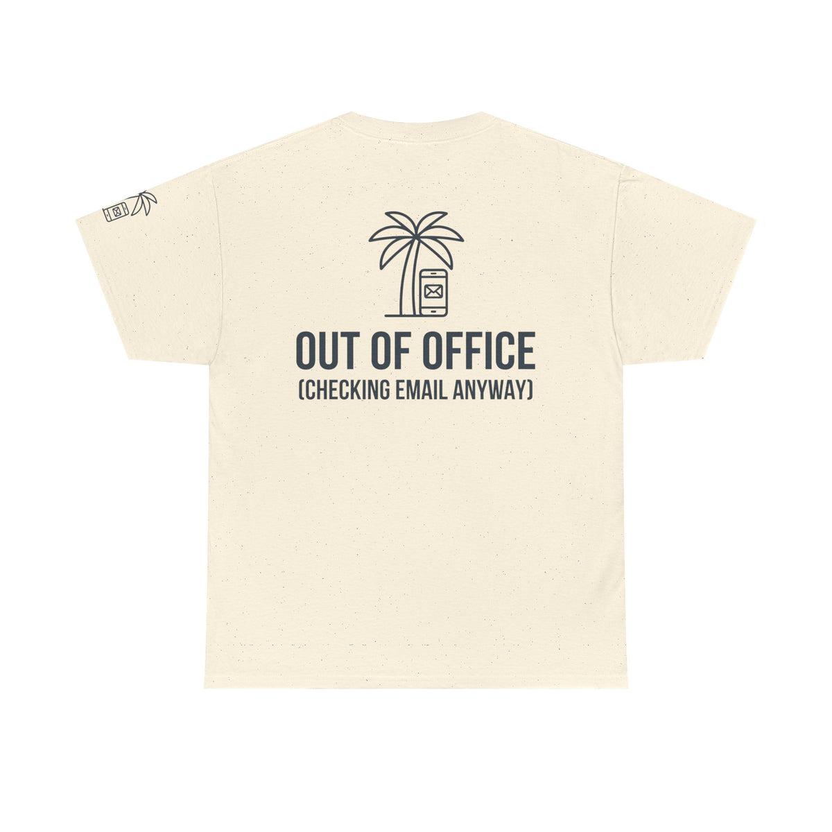 Color: Natural | Out of Office Premium Graphic Tee