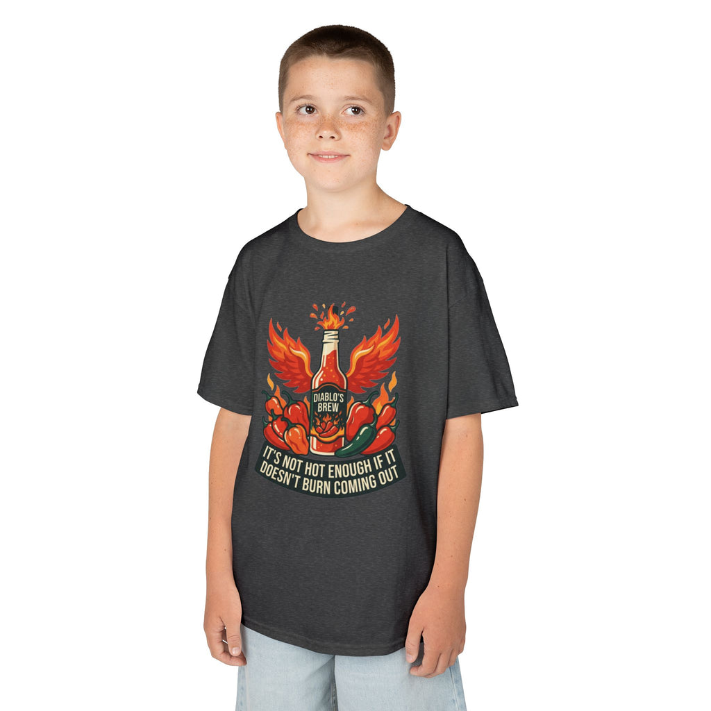 "Burns Coming Out" Kids Tee