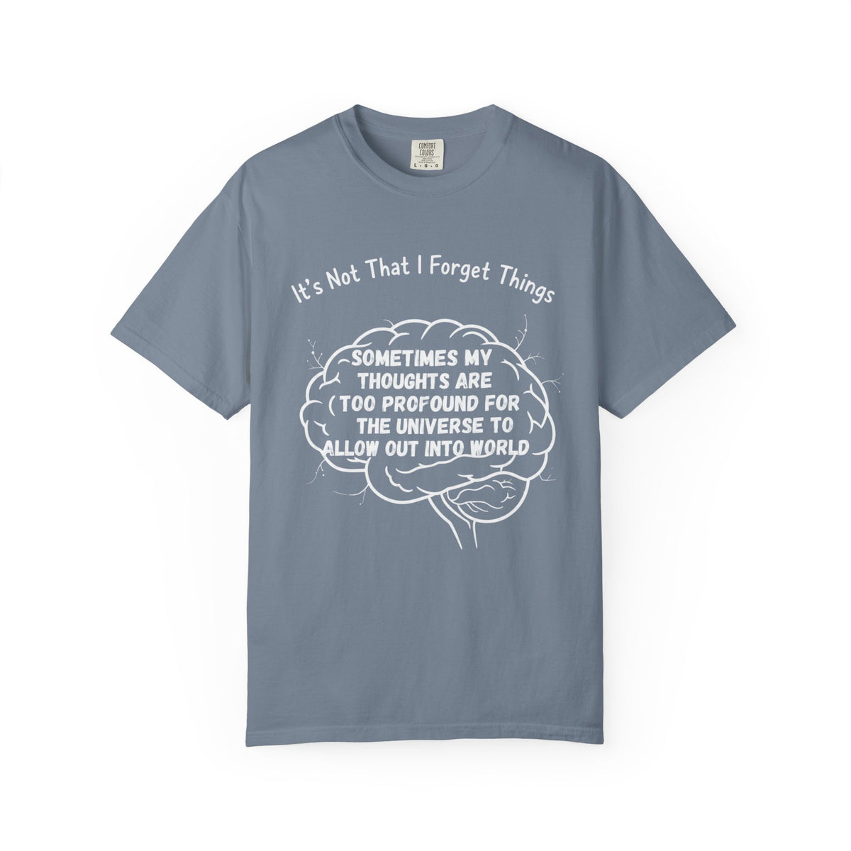 Color: Blue Jean | Profound Thoughts 2 Unisex Garment-Dyed T-shirt