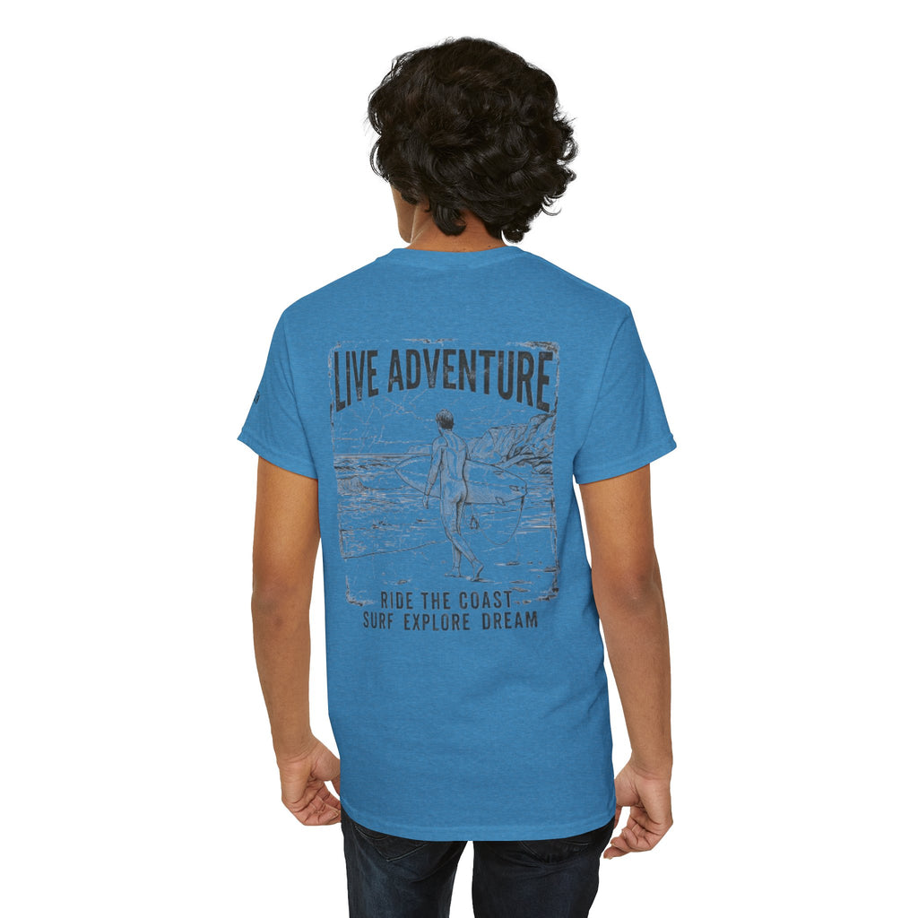 "Live Adventure - Surf" Premium Graphic Tee