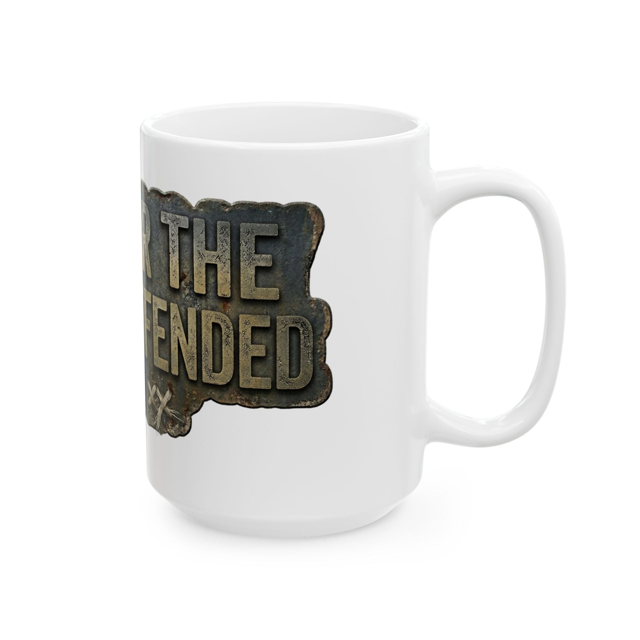 "Not for the Easily Offended" White Ceramic Mug