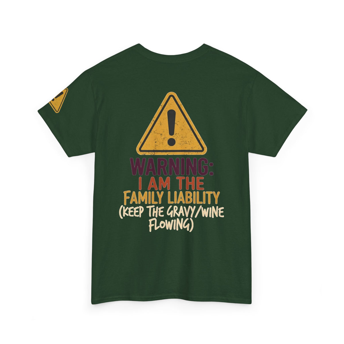 Warning I am The Family Liability Premium Graphic Tee
