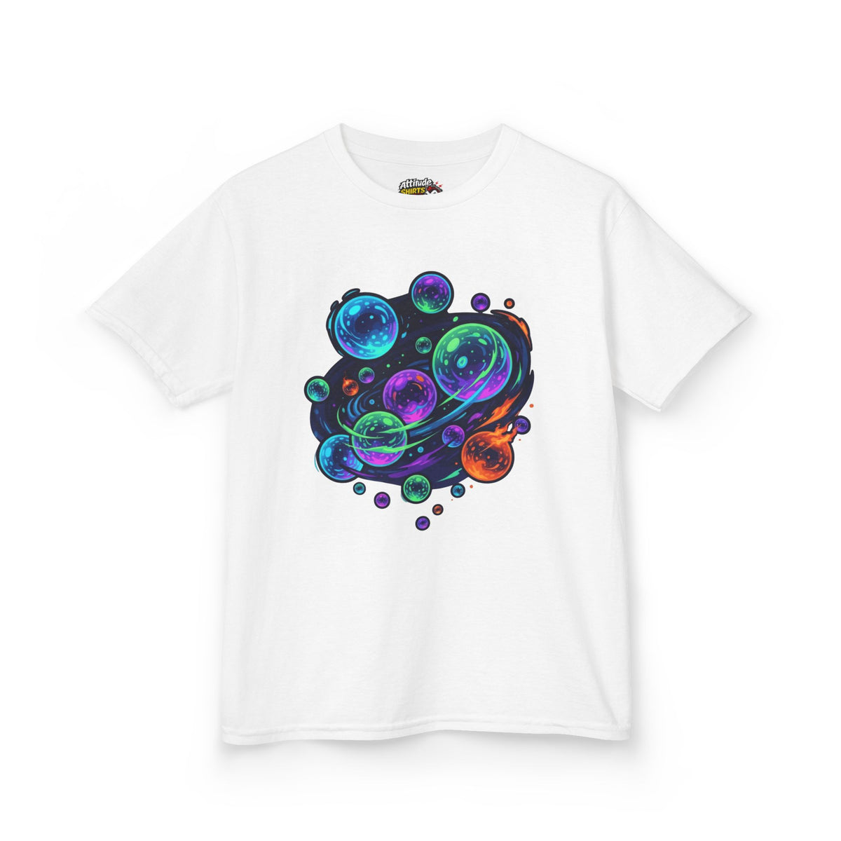 Color: White | MinMin Lights (Australian Folklore) Kids Tee