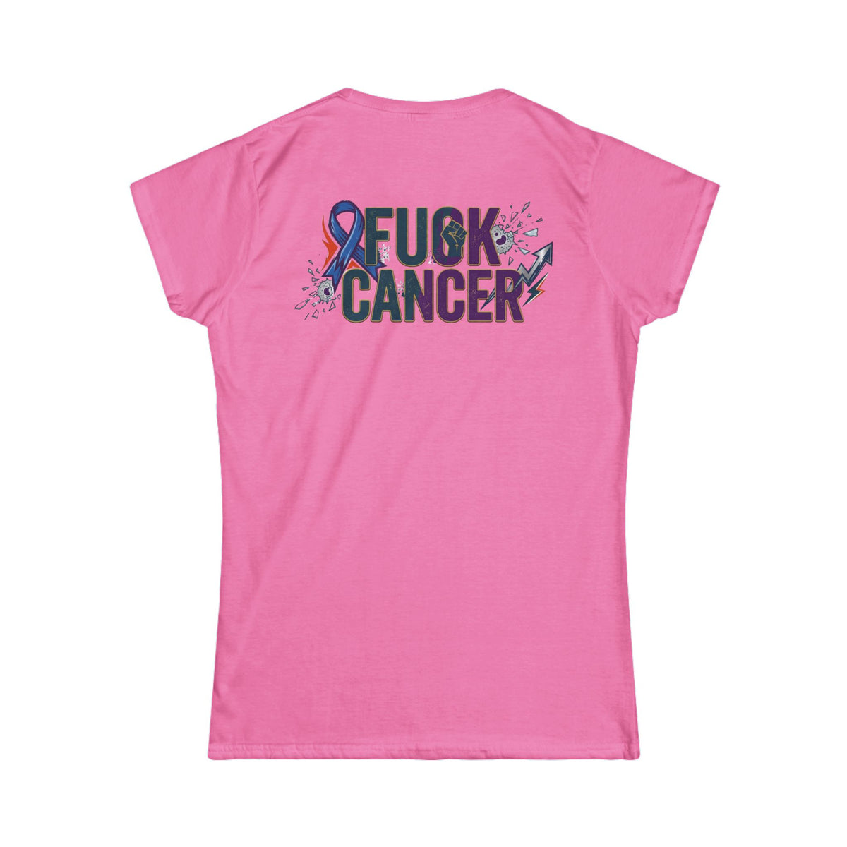Color: Azalea | Fuck Cancer Women's Tee