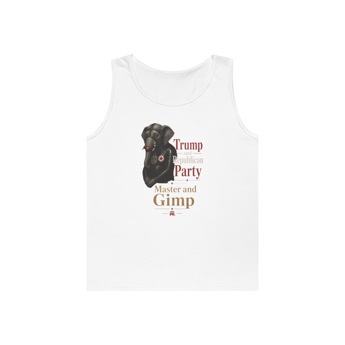 Color: White | Master and Gimp Tank Top