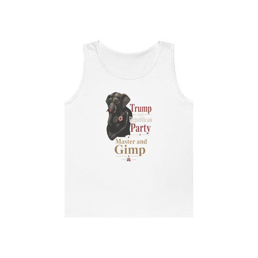 Color: White | Master and Gimp Tank Top