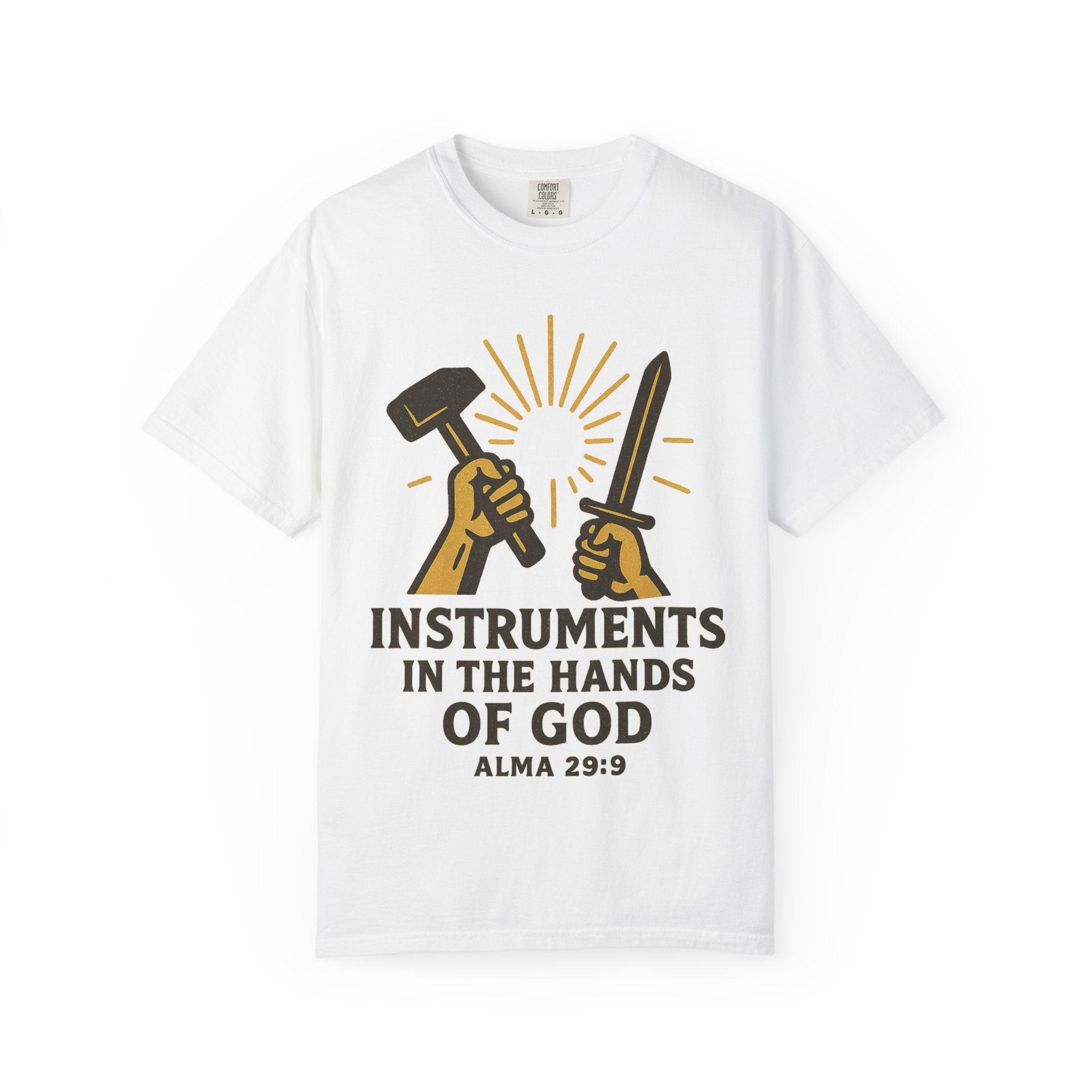 "Instruments in the Hands of God" Unisex Garment-Dyed T-shirt
