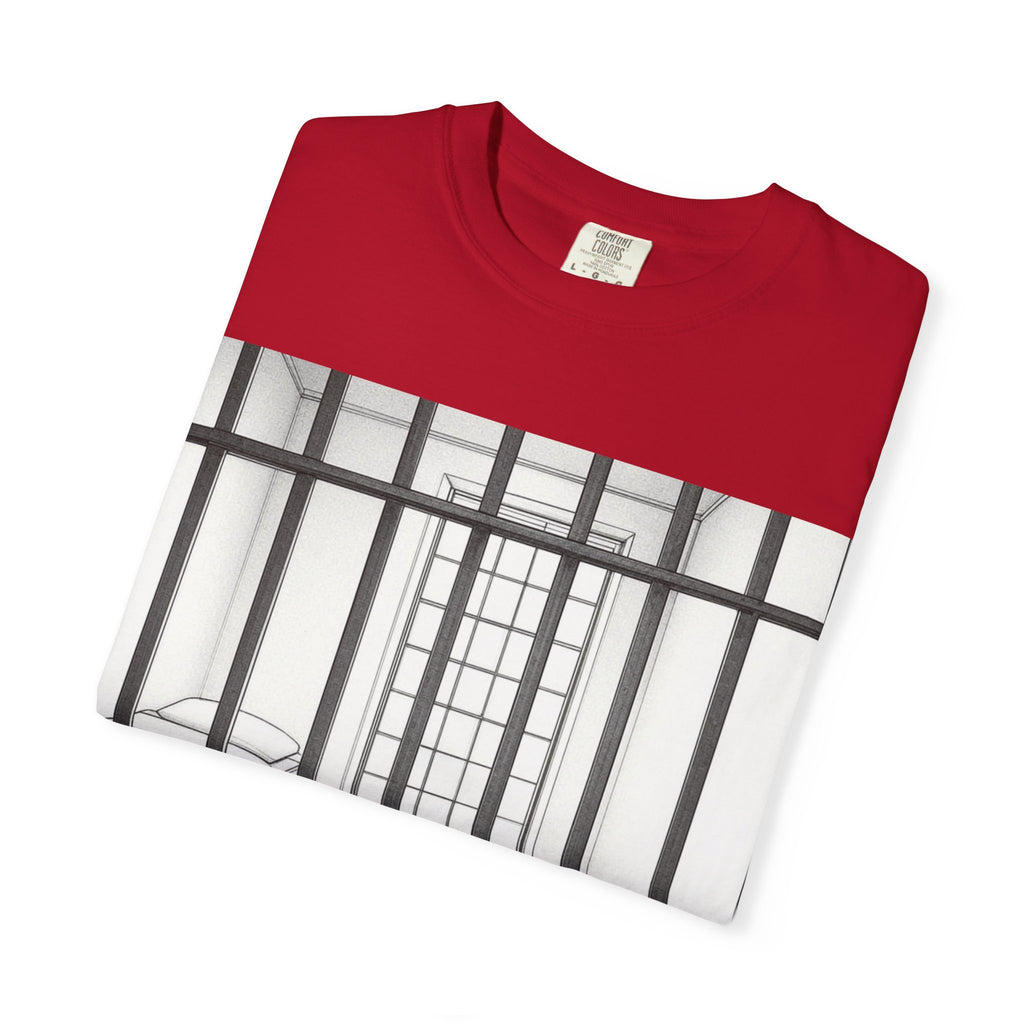 "86-47 Jail Cell" Unisex Garment-Dyed T-shirt