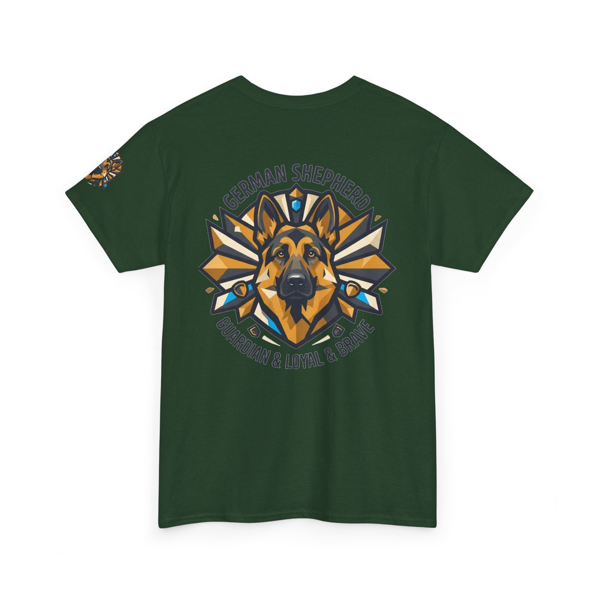 "German Shepherd Guardian Loyal Brave" Premium Graphic Tee