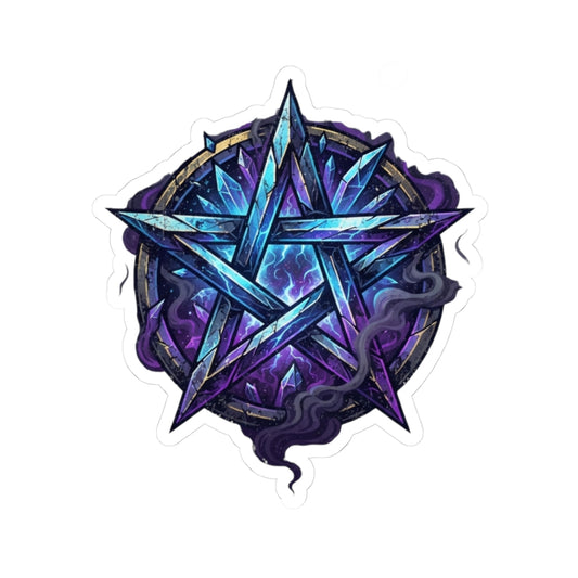 "Cosmic Spectrum Pentacle" Sticker