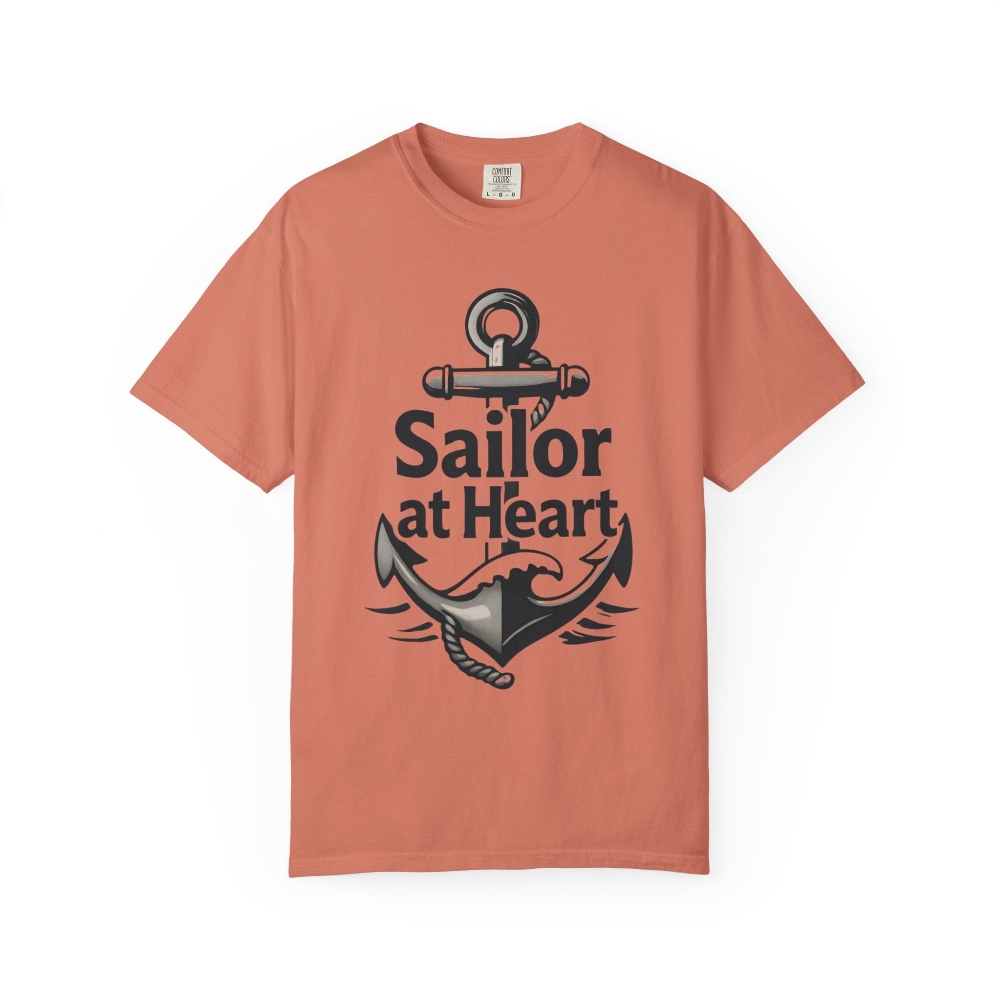 "Sailor at Heart-2" Unisex Garment-Dyed T-shirt