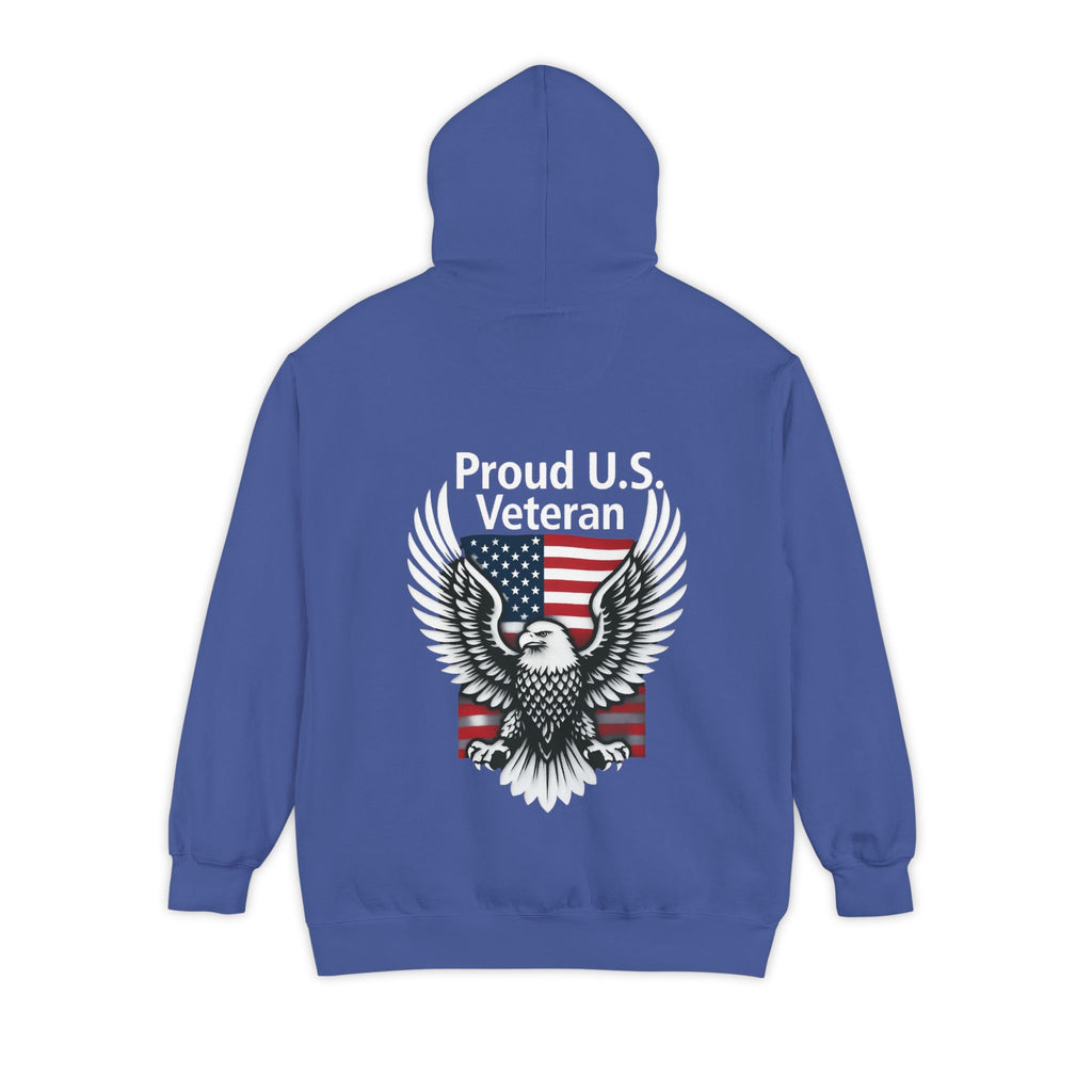 "Proud Veteran" Garment-Dyed Hoodie