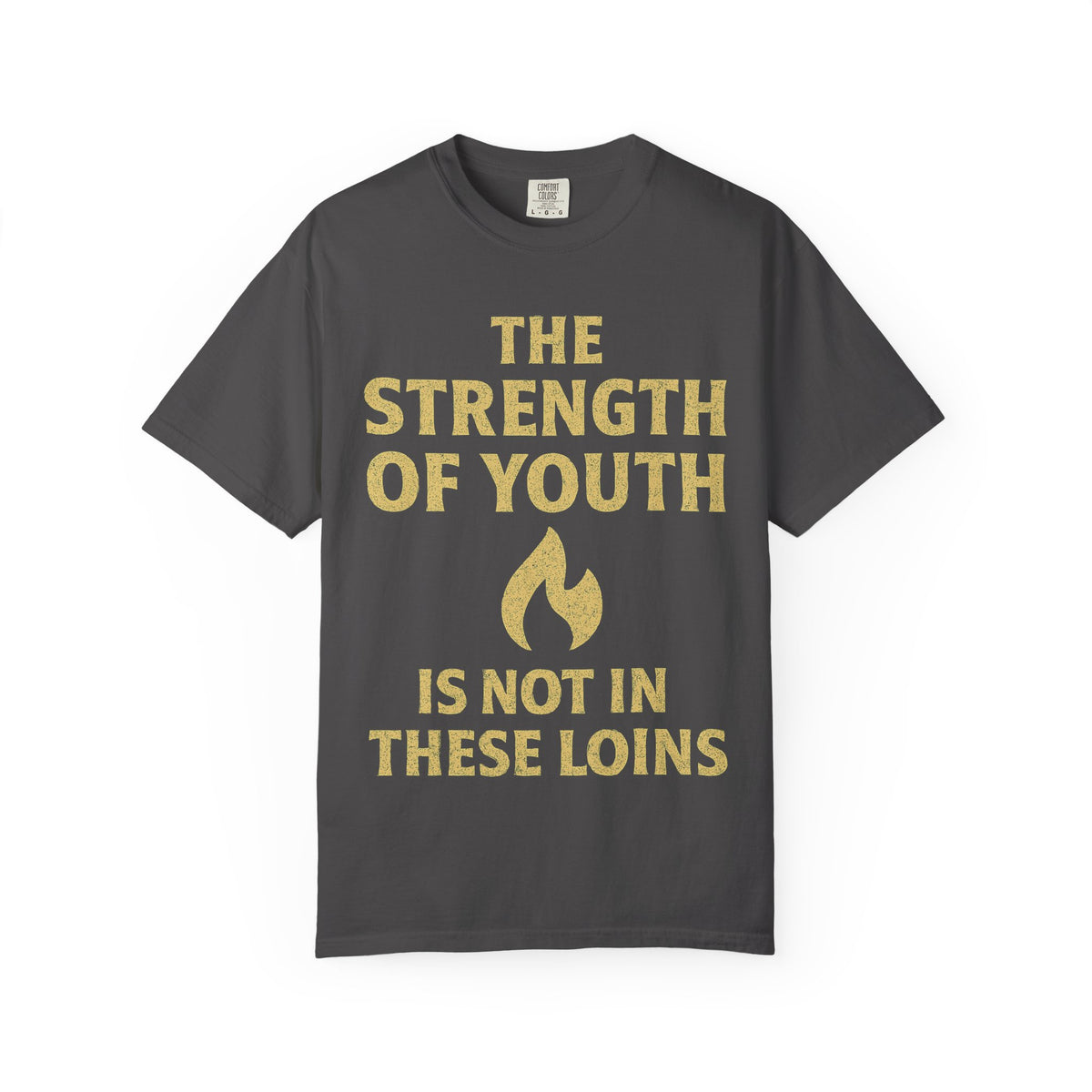 Color: Graphite | Strength of Youth Unisex Garment-Dyed T-shirt