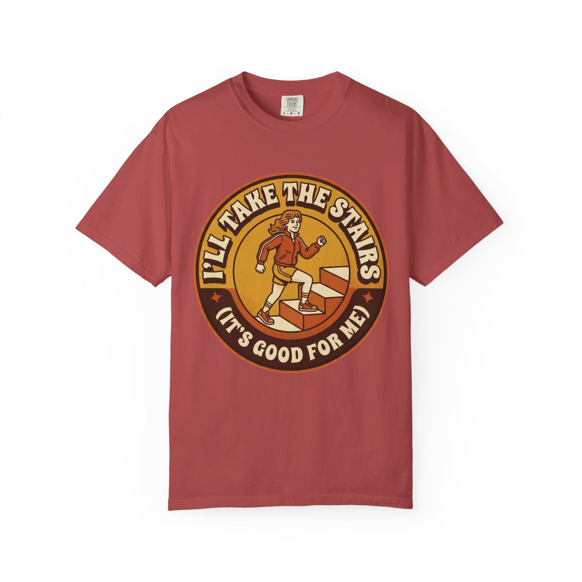 Color: Crimson | It's Good For Me Unisex Garment-Dyed Tee