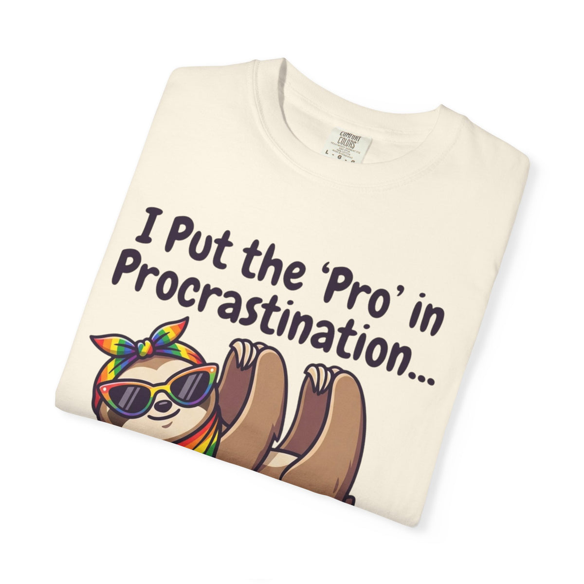 Pro in Problematic Flirting Unisex Garment-Dyed Tee