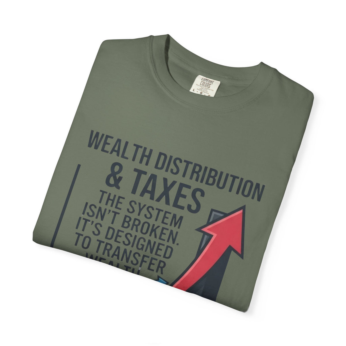 "Protest Series - Follow The Money" Unisex Garment-Dyed Tee