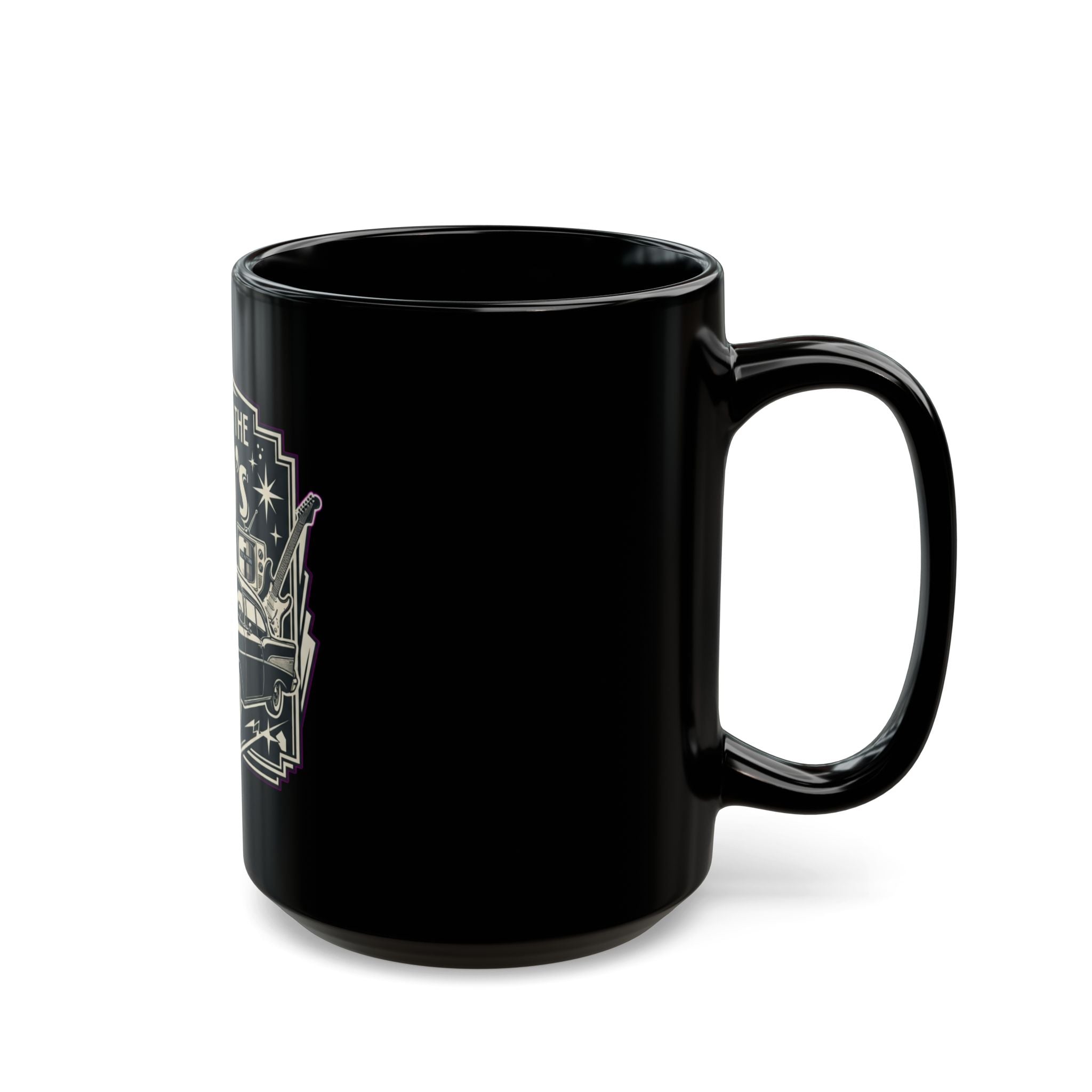 "Made in the 50's" Black Ceramic Mug