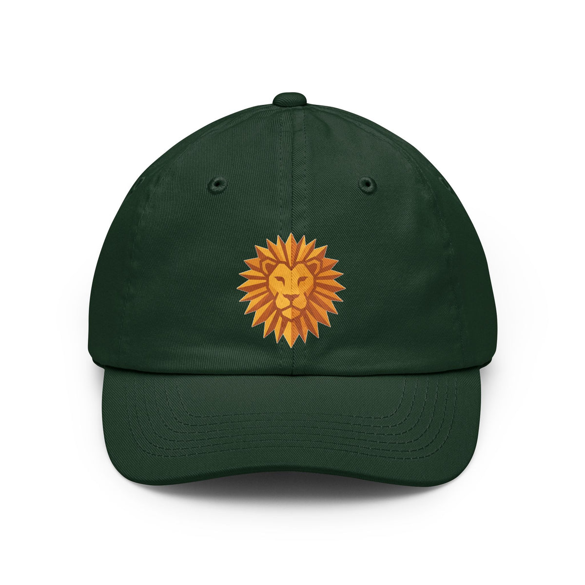 Color: Forest Green | Leo The Solar Lion Dad Hat — Graphic