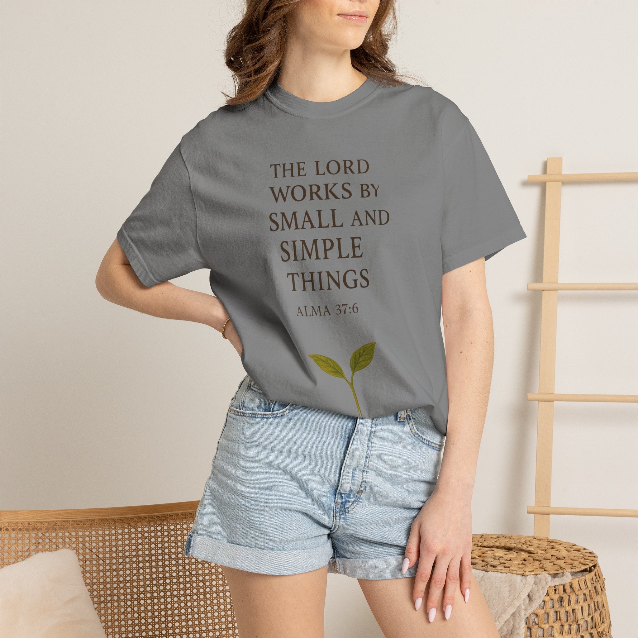 "Small and Simple Things" Unisex Garment-Dyed T-shirt