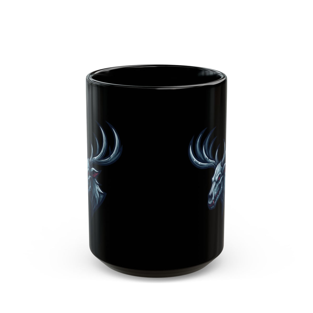 "Wendigo (Algonquian Folklore)" Black Ceramic Mug — Graphic