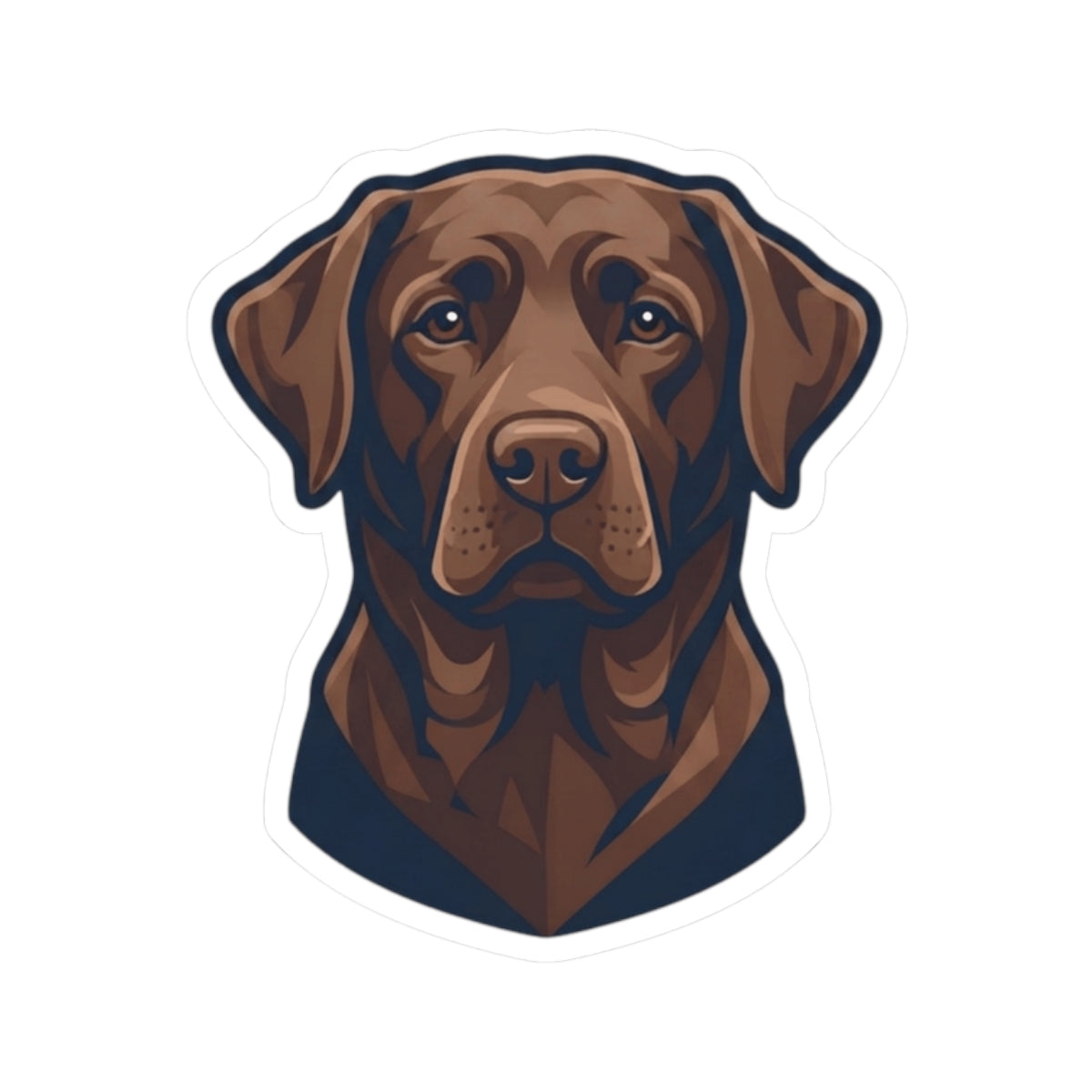"Labrador Loyalty Swim Fetch" Sticker